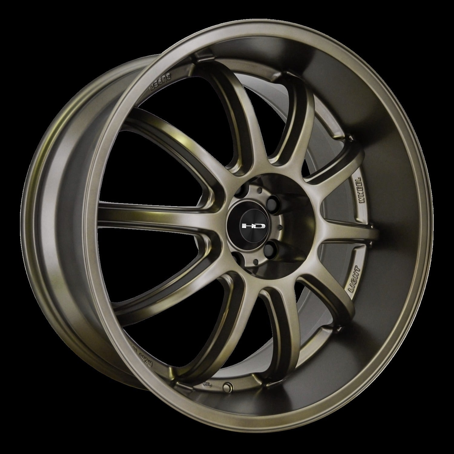 HD Wheels Clutch 20x10 +25 5x114.3mm 73.1mm Satin Bronze