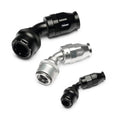 Quick Click Female PTFE Hose End -AN - 45°