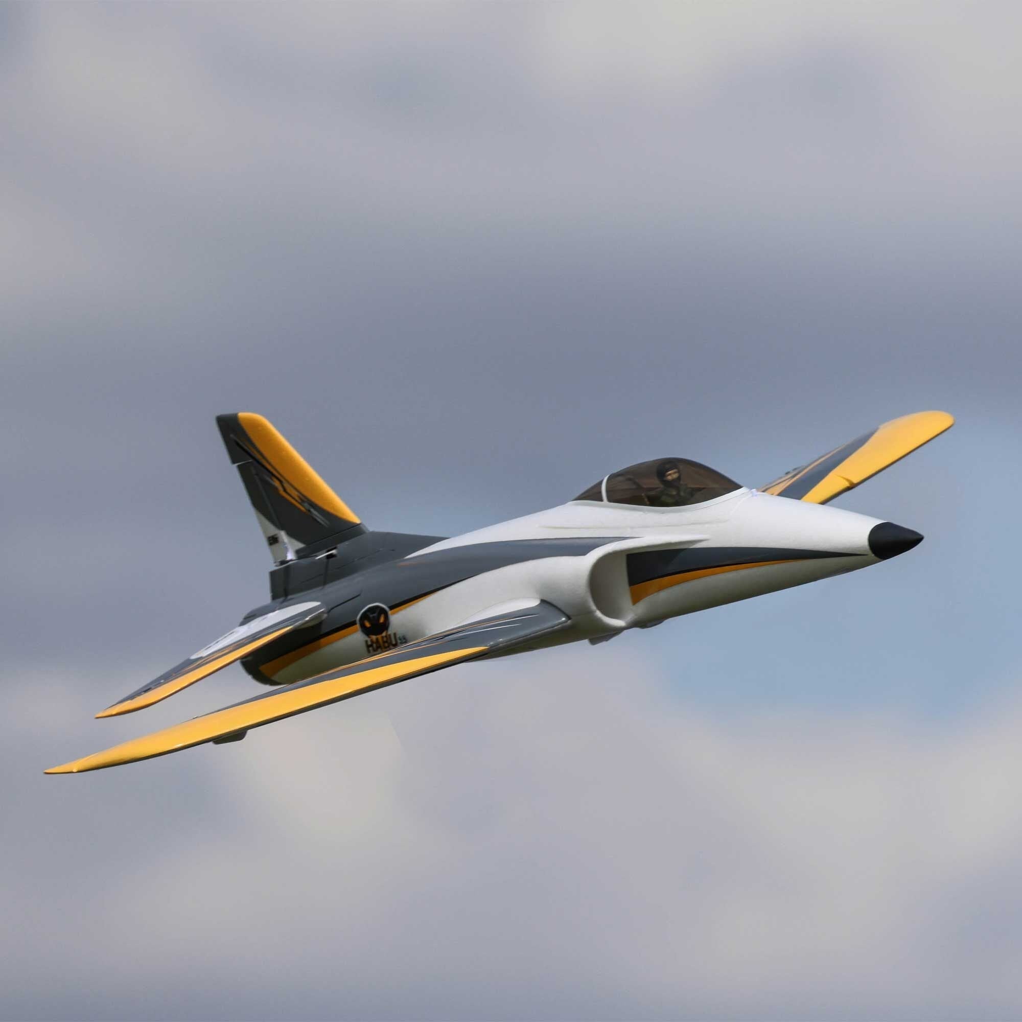 E-flite Habu SS (Super Sport) 70mm EDF Jet BNF Basic with SAFE Select and AS3X (EFL0950)