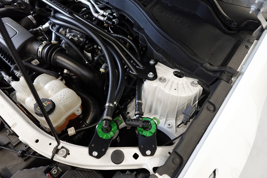 Improved Racing CCS Dual Oil Catch Can Kit for Gen 6 Ford Explorer 3.0 TT V6 ST / Platinum
