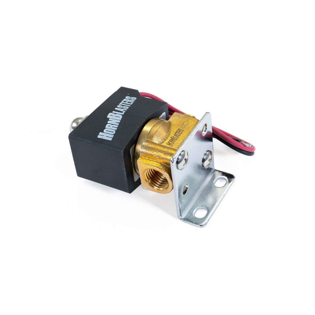 HornBlasters Brass 1/4" 24 Volt Electric Air Valve
