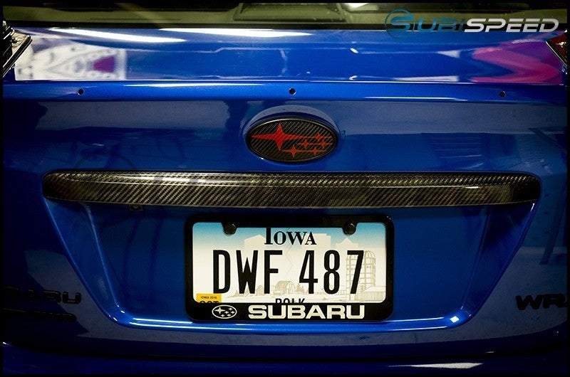 OLM Dry Carbon Fiber Trunk Finish - 2015 WRX 2015 STI