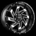 HD Offroad Saw 20x10 -25 5x127/5x139.7mm 78.1mm Satin Black/Machined Face