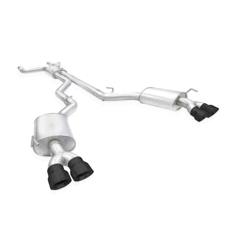 Stainless Works 20-24 Ford Explorer Catback - Black Tips