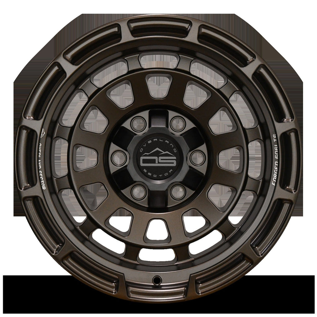 Overland Sector Badlander Forged 17x9 +0 6x135/6x139.7mm 106.1mm All Satin Bronze