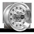 HD Trailer HDT Forged 17.5x6.75 +0 8x165mm 128.6mm Gloss Silver/Machined Face - Lug Centric