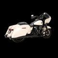 Vance & Hines HD M8 Touring Razorback 450 Slip-on Exhaust - Wrinkle Black