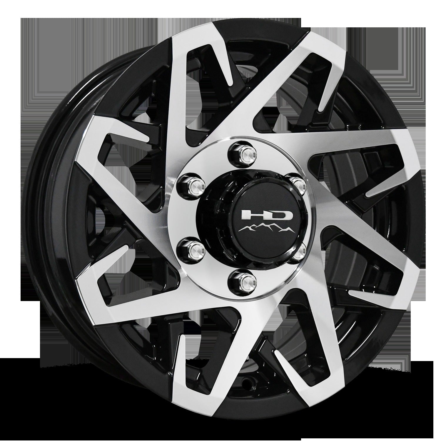 HD Trailer Canyon 16x6 +0 6x139.7mm 108mm Gloss Black/Machined Face