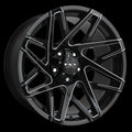 HD Offroad Canyon 20x9 +0 5x139.7/5x150mm 110.1mm Gloss Black/Milled Edge