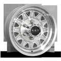 HD Trailer HDT Cast 15x6 +0 6x139.7mm 108mm Gloss Silver/Machined Face