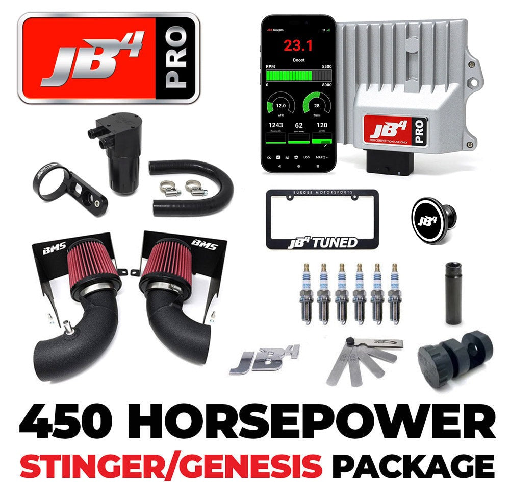 JB4PRO 450 Wheel Horsepower 3.3L KIA Stinger / Genesis G70 Package ***Intakes backordered est to ship end of Aug***