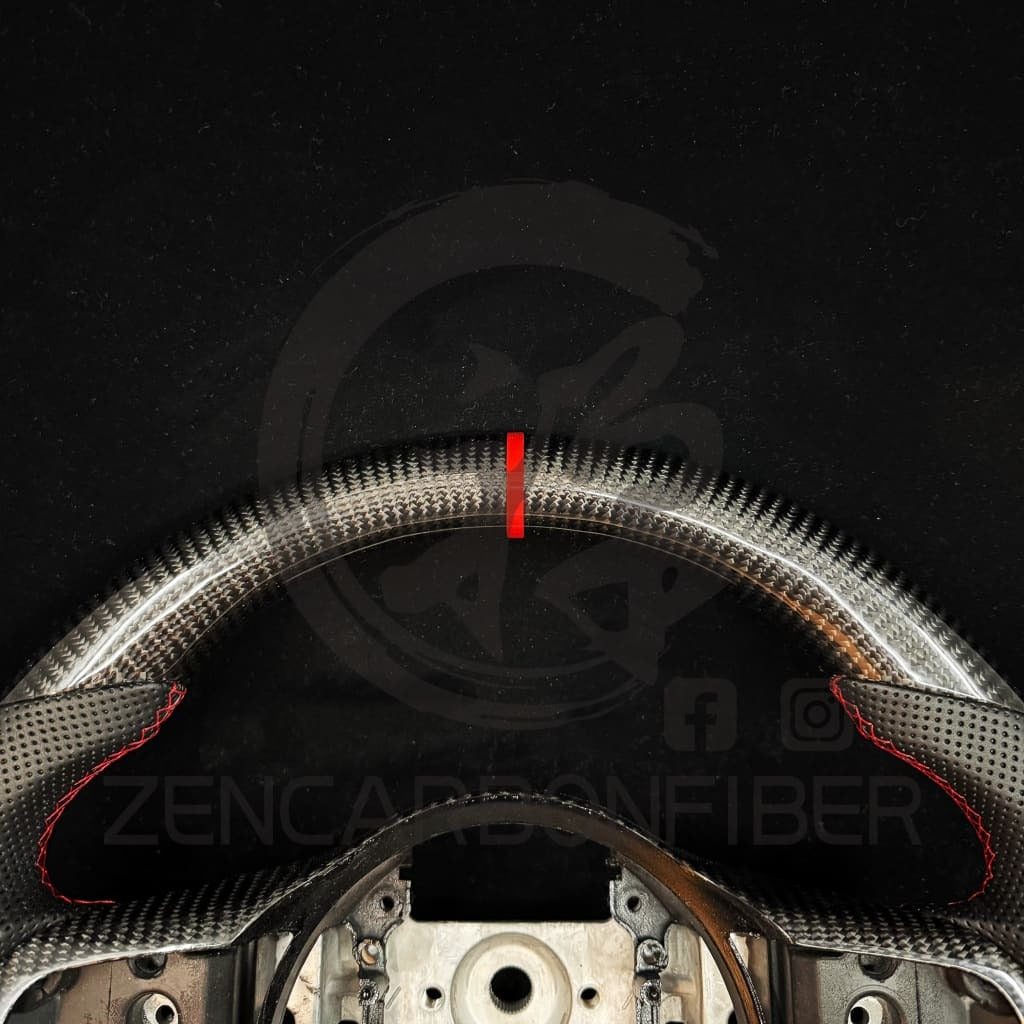 IN STOCK - Mitsubishi Lancer Evo X Carbon Fiber Steering Wheel