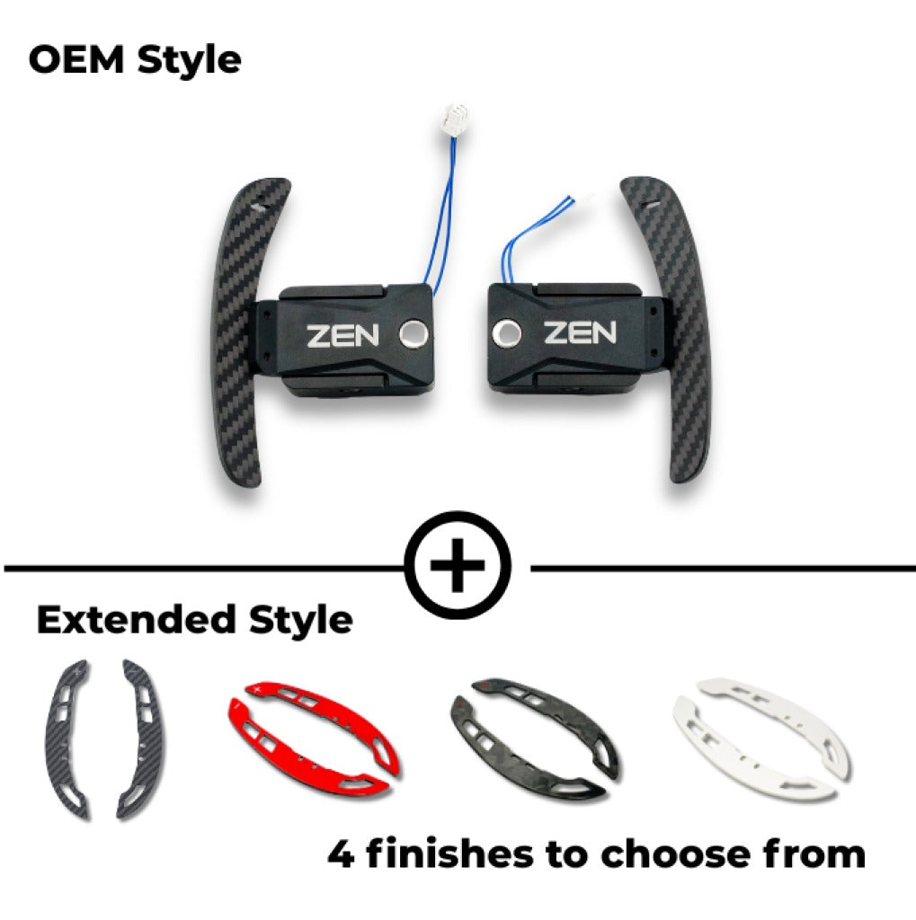 Zen SeriesTM Carbon Fiber Magnetic Paddle Shifters for 2017+ Infiniti Q60/2018+ Q50