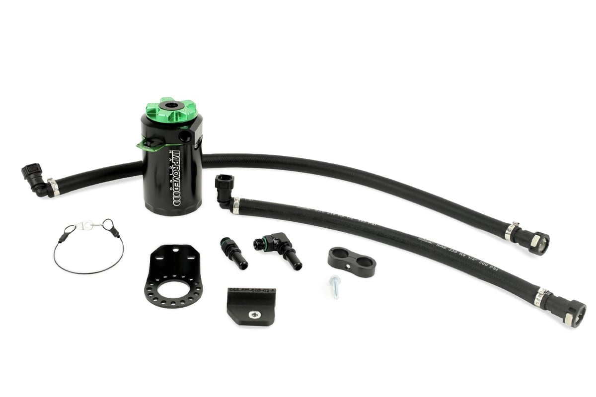 Improved Racing CCS Oil Catch Can Kit for 2020+ C8 Corvette Convertible