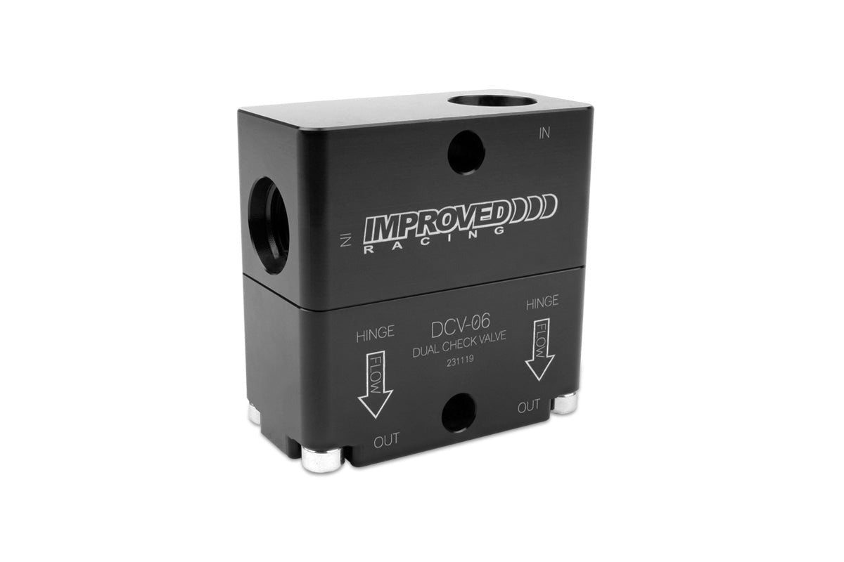 Improved Racing High-Flow Dual Source PCV Check Valve for Turbocharged Engines, -6 ORB