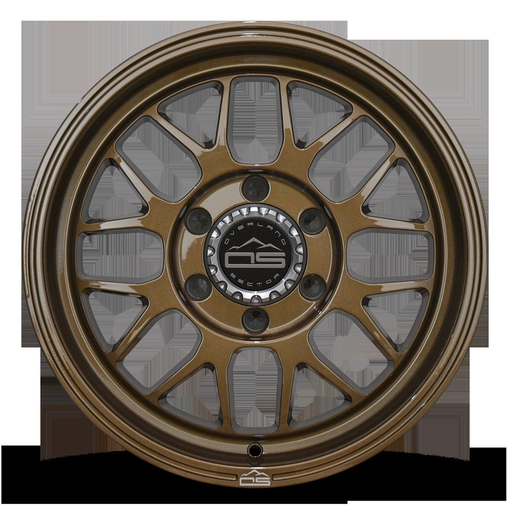 Overland Sector Hyperdrive Flow Formed 17x8.5 +25 6x139.7 106.1mm All Gloss Bronze
