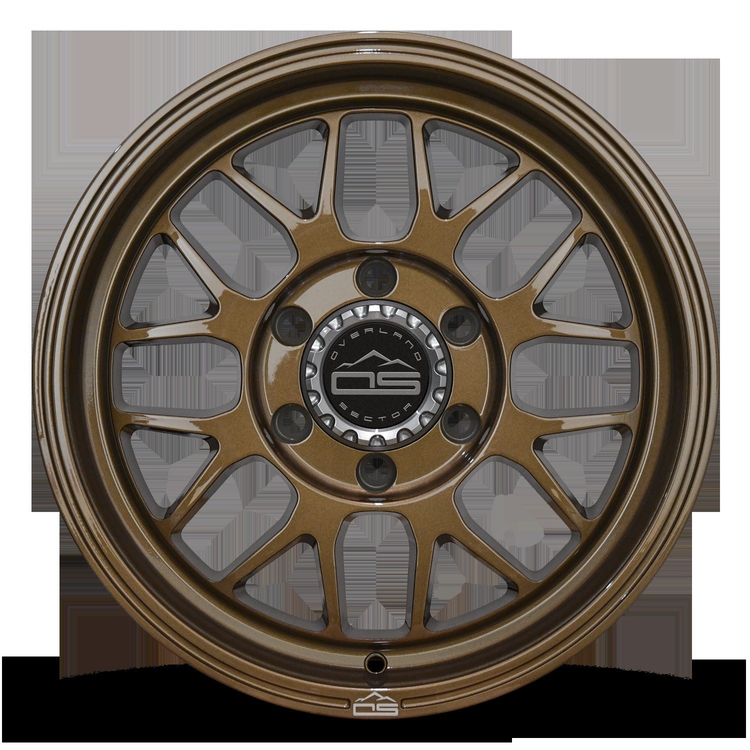 Overland Sector Hyperdrive Flow Formed 17x8.5 +25 6x139.7 106.1mm All Gloss Bronze