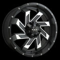 HD Offroad Saw 20x9 +0 6x135/6x139.7mm 106.2mm Satin Black/Machined Face