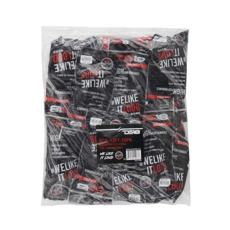 DS18 Level 1 RCA 12-Feet 10 x Pack