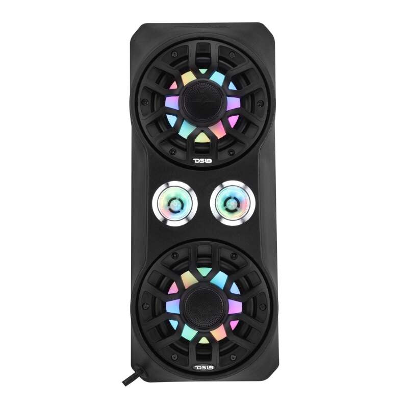 DS18 RZR Pro 20-24 Waterfall Center Console Enclosure IP65 2 x NXL-IQ6BK & PRO-TW7LD Included