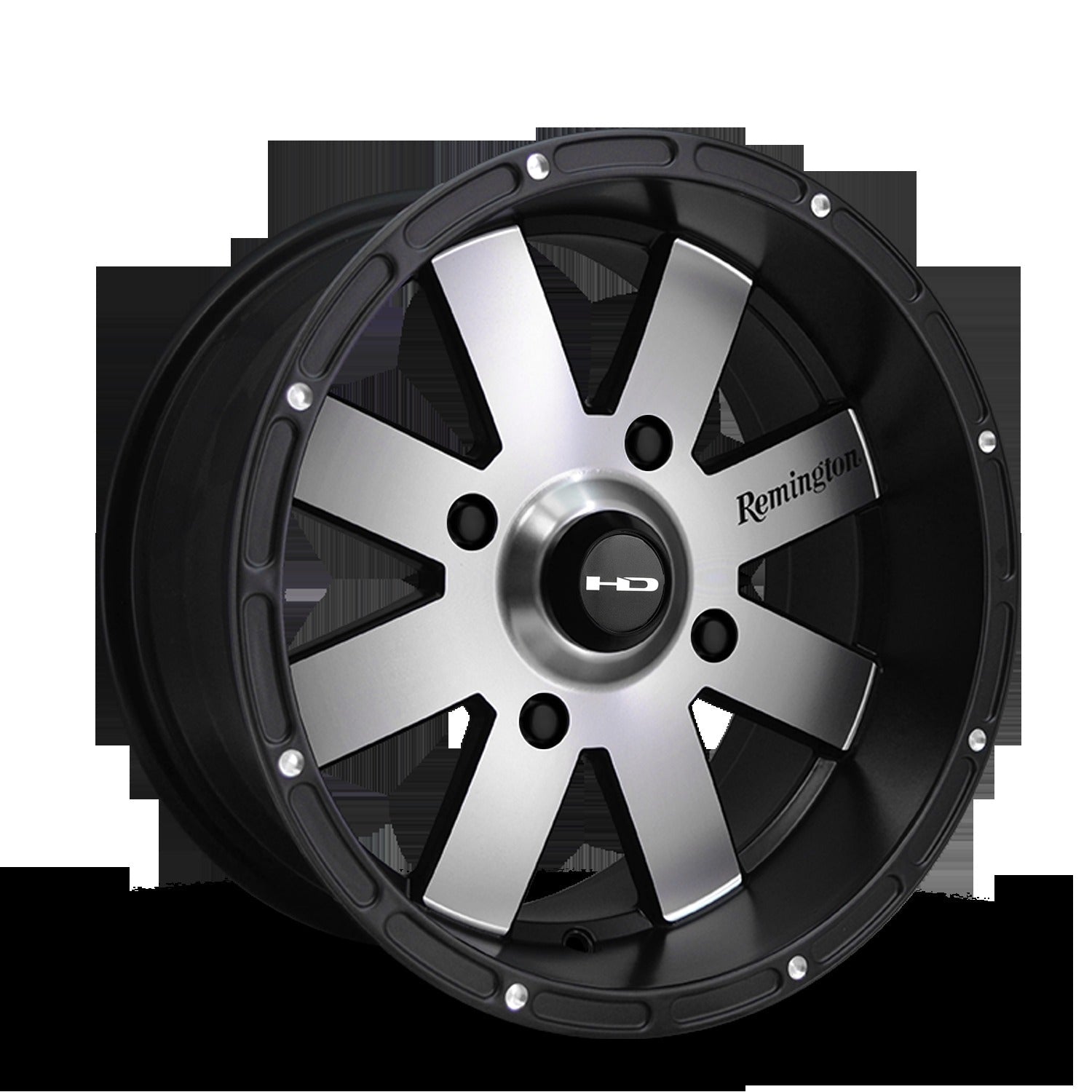 HD Off-Road Wheels 8-Point ATV/UTV | Satin Black Machined Face