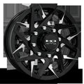 HD Trailer Canyon 16x6 +0 8x165mm 128.6mm Gloss Black/Milled Face