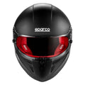 SPARCO Stealth RF Helmet - XXLarge - Matte Black/Red
