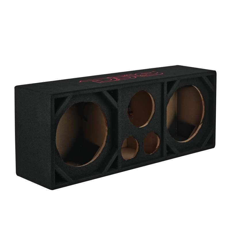 DS18 Ported Enclosure 2x 10in Mids 2x 3.6in Tweeters & 1 x 5.7in Horn Diffuser -Black Carpet