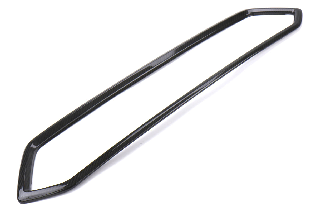 OLM LE Dry Carbon Fiber Grille Garnish (Outer) - 2018-2021 Subaru WRX / STI