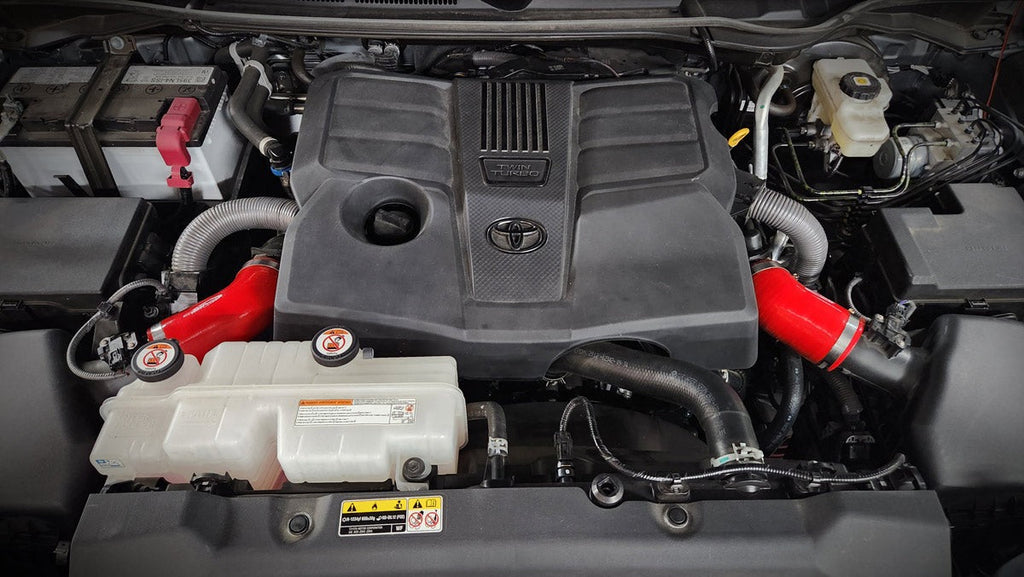 BMS Dual Silicone Intake Pipe Upgrade for 2022+ Toyota Tundra & 2023+ Toyota Sequoia 3.4L