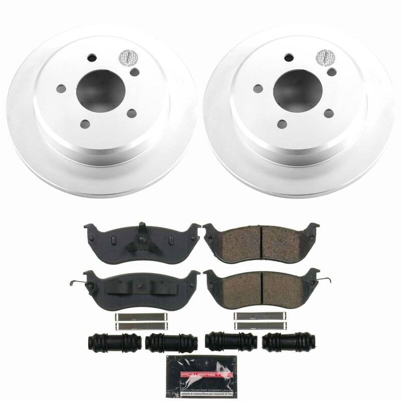 Power Stop 96-02 Ford Crown Victoria Rear Z23 Coated Brake Kit