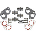 ICT BILLET LS Remote Mount Water Pump Adapters w/ -12AN Fittings