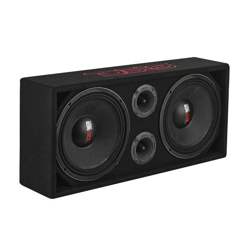 DS18 Loaded Ported Enclosure Incls PRO-X10M & PRO-TWX2/FRP-1.2K4/ Cable & Terminal- Black Carpet