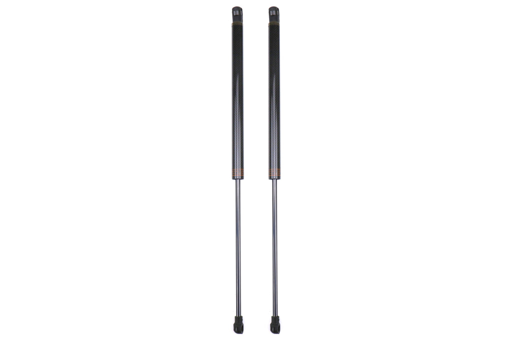 OLM Black Carbon Fiber Hood Dampers - 2015-2021 WRX / STI