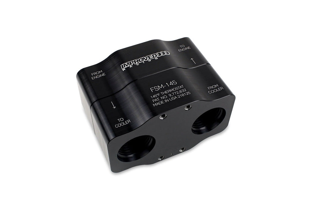Improved Racing High-Flow Inline Oil Cooler Thermostat, 145°F
