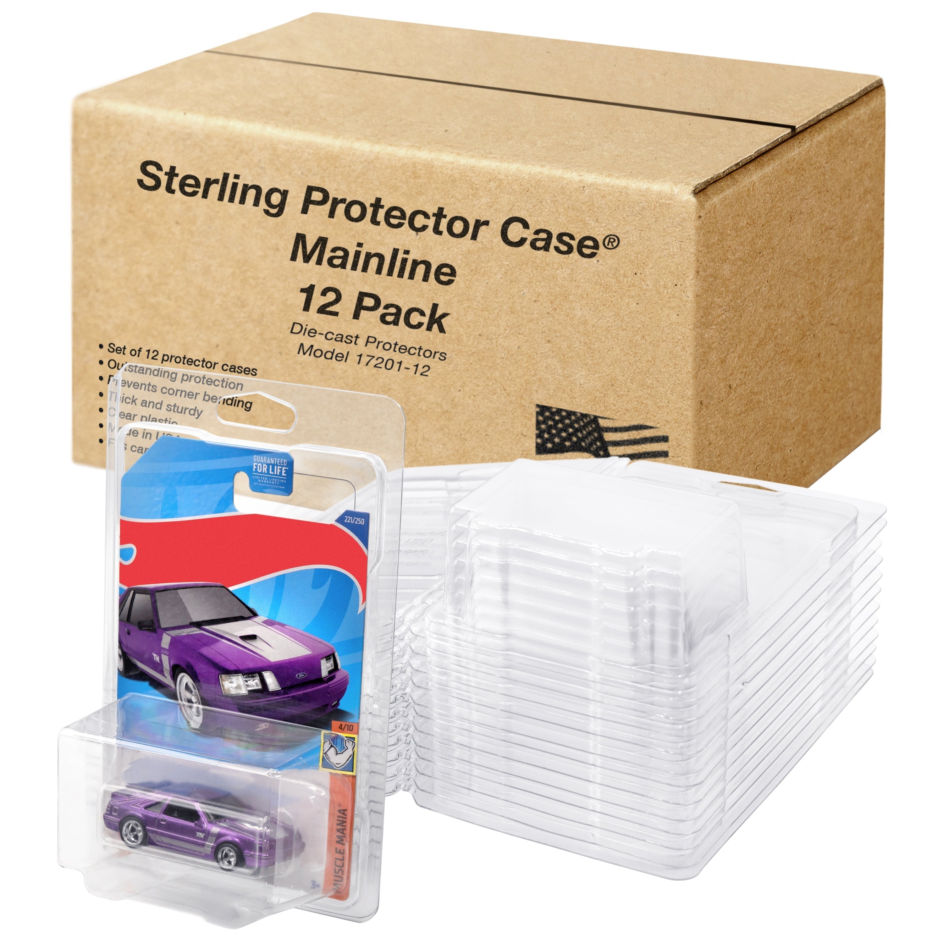 Sterling Protector Case Mainline Model 17201 Fits Card Size 6.5” x 4.25"