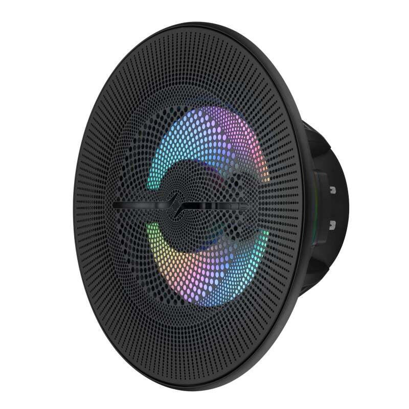 DS18 8in 2-Way 175 Watts RMS 4ohm Digital LED Lights Bullet Tweeter Black