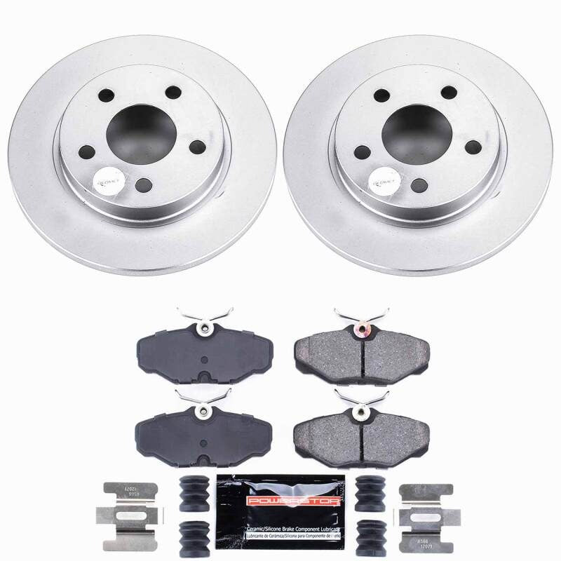 Power Stop 93-05 Ford Taurus Rear Z23 Coated Brake Kit