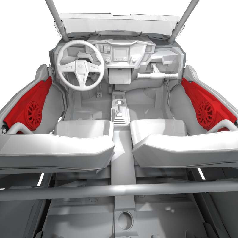 DSE 14-23 Polaris RZR-XP Front Door Empty Panels