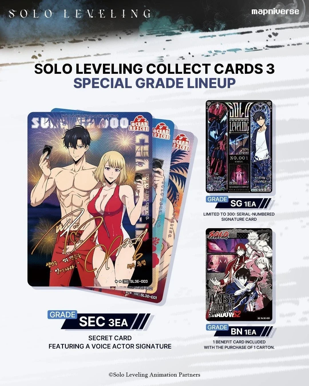 (Korean) Mapniverse Solo Leveling CCG: Collect Cards Vol. 3 Booster Box