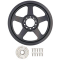 ICT Billet LS3 Camaro 8 Rib Billet Power Steering Pump Pulley and Hub