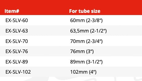 Exhaust Sleeve Clamp - long