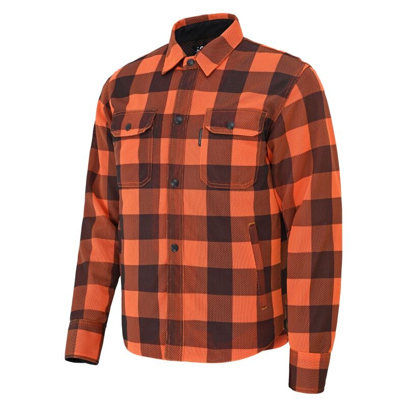 Speed and Strength Black Nine Mesh Moto Shirt Orange/Black - Small