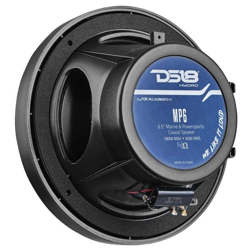 DS18 6.5in 2-Way 60 Watts RMS 4ohm Black