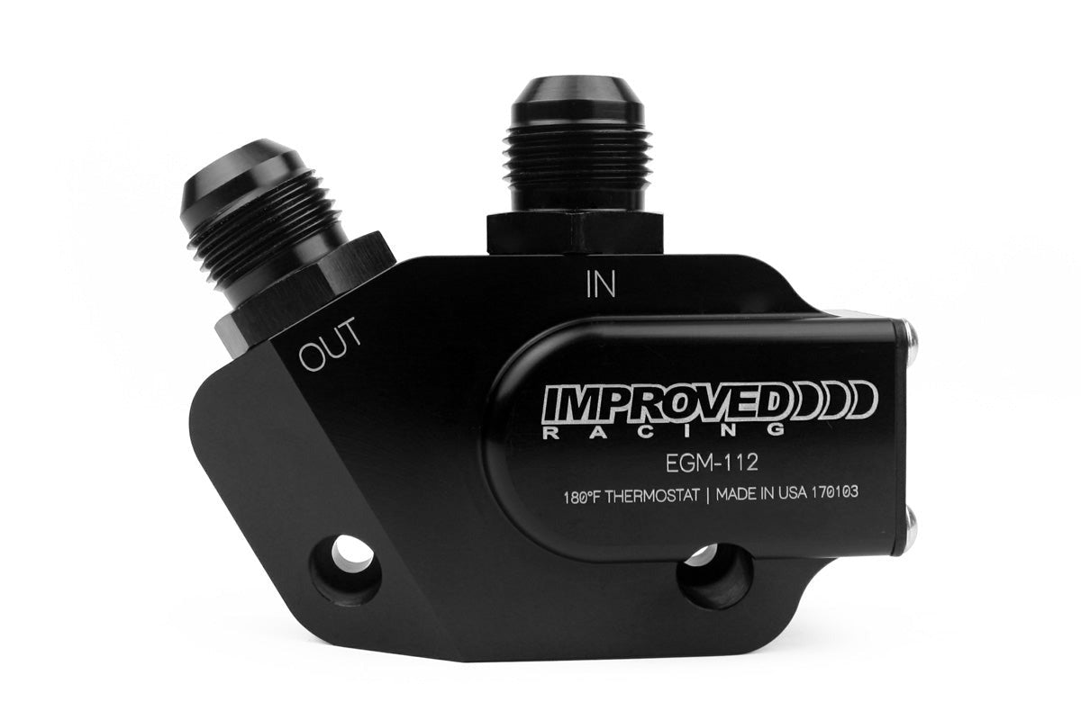 Improved Racing Low-Profile Oil Cooler Thermostat for LS Engines, 180°F