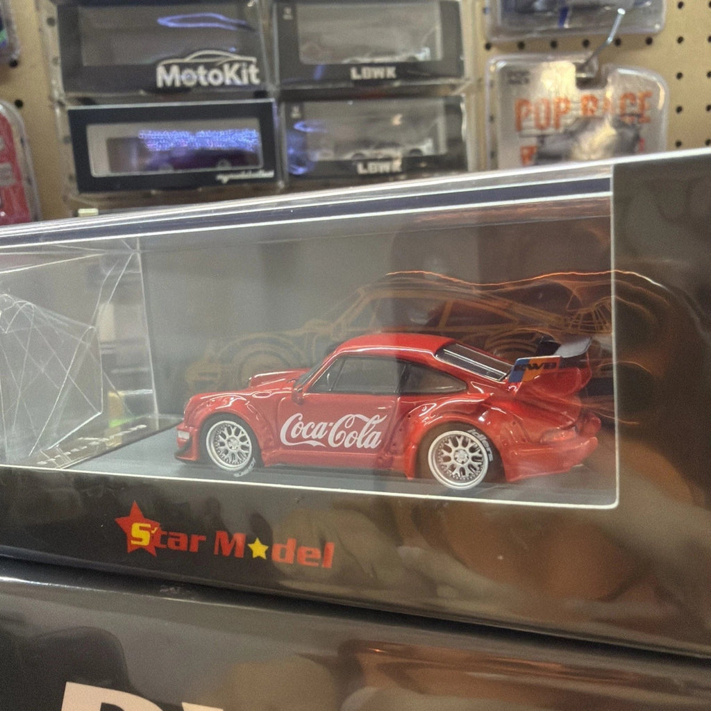 Star Model 1:64 RWB 964 GT Wing Coca Cola Livery