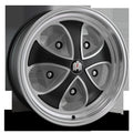 Klassik Rader Falcon 15x5.5 +20 5x205mm Satin Black/Machined Face&Lip