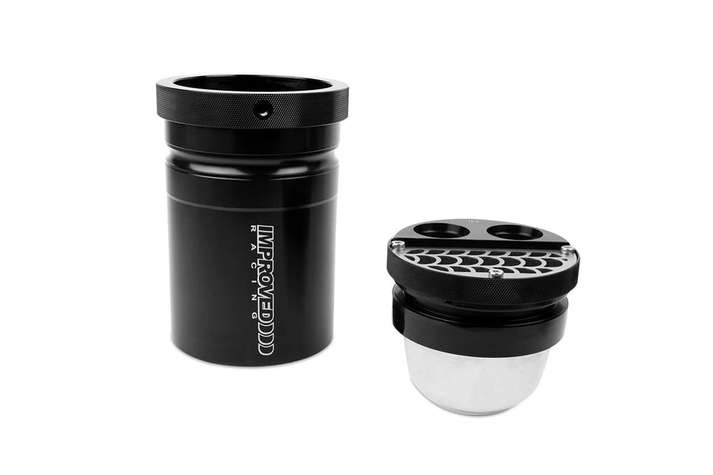 Improved Racing CCR Competition Racing Oil Catch Can, 0.5 Liter (0.5 Qt)