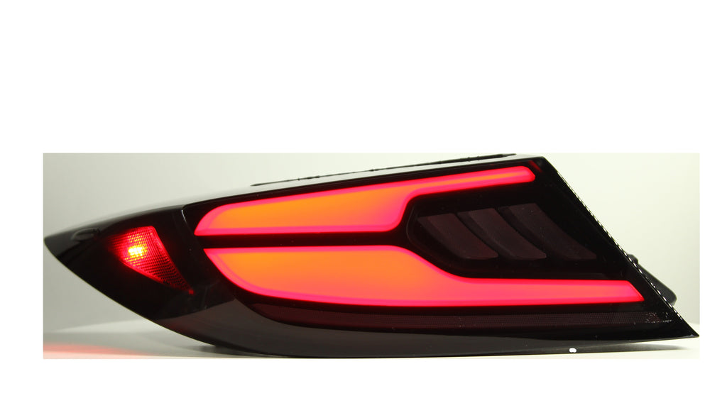 OLM Raiden LED Taillights (Clear Lens/Red Bar) - 2022+ GR86 / BRZ