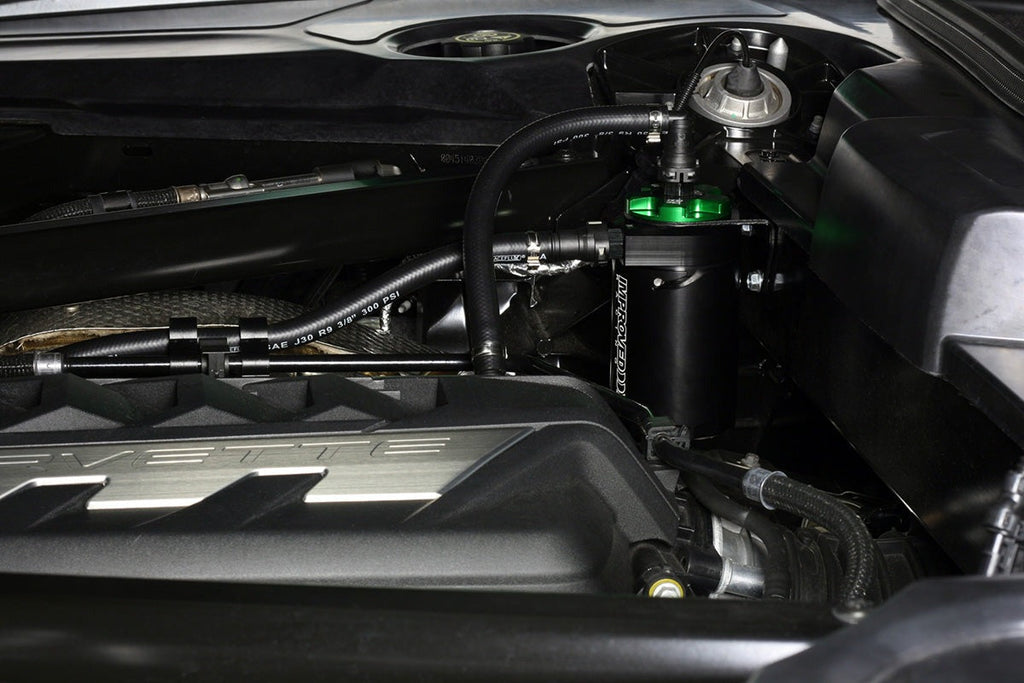 Improved Racing CCS Oil Catch Can Kit for 2020+ C8 Corvette Coupe
